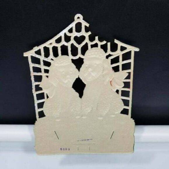 Poodles Vintage 1950s German Die Cut - Picture 5 of 9
